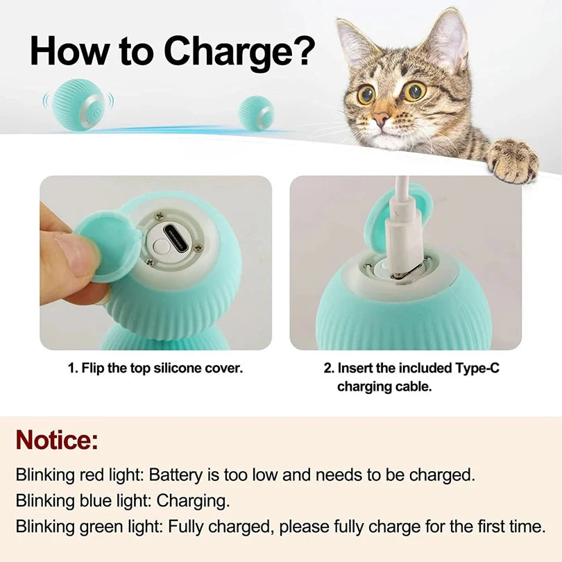 Pet Gravity Cat Smart Interactive Car Toy Dropshipping Automatic Moving Remote Mouse Indoor Kitty Ball Toys Controlled