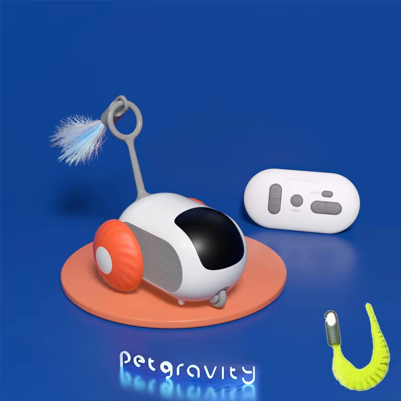 Pet Gravity Cat Smart Interactive Car Toy Dropshipping Automatic Moving Remote Mouse Indoor Kitty Ball Toys Controlled
